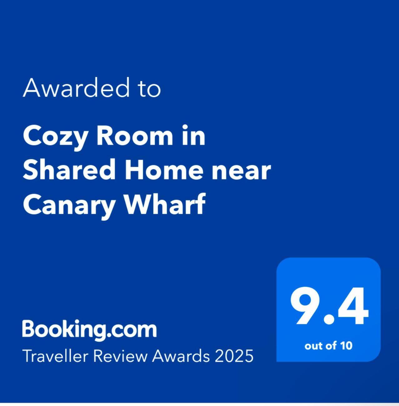 Cozy Room In Shared Home Near Canary Wharf Londra Exterior foto